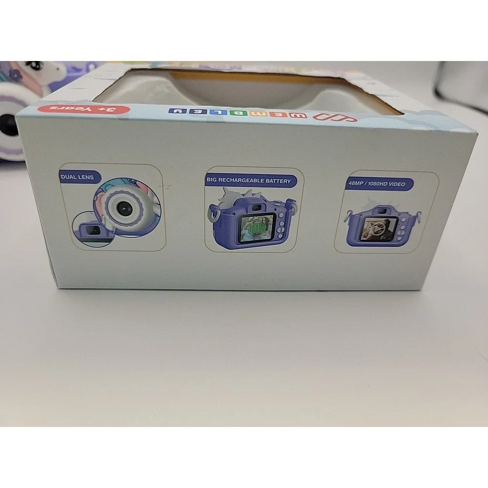 Children's Unicorn Rechargeable Camera‎ with Protective Silicone Cover